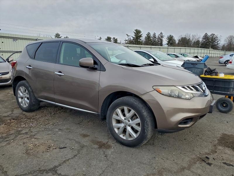 2012 Nissan Murano VIN JN8AZ1MW2CW222379 COPART salvage auction — FRONT END, Pa - Certificate Of Salvage, sold $600 on 2026-07-07 (photo 4)