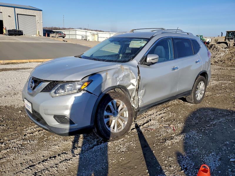 2016 Nissan Rogue VIN KNMAT2MV8GP624546 COPART salvage auction — FRONT END, KY - CERT OF TITLE-SALVAGE, sold $850 on 2026-07-02 (photo 1)