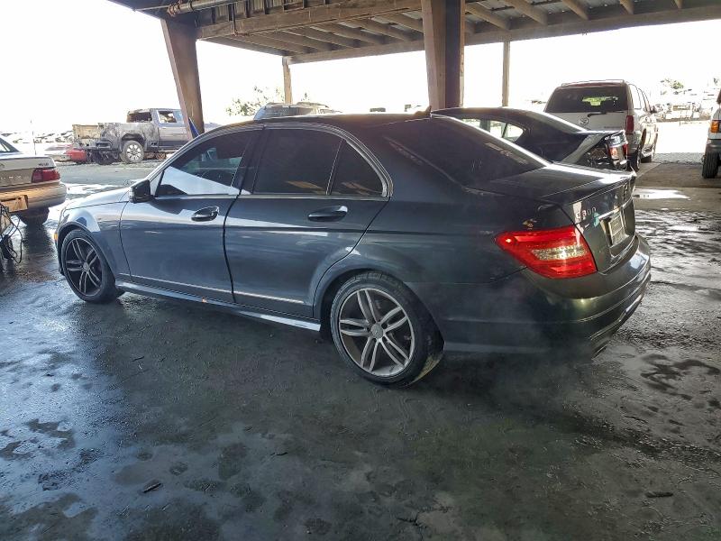 2014 Mercedes-benz C-klasse VIN WDDGF8AB6ER315373 COPART salvage auction — VANDALISM, Ca - Non-Repairable Vehicle Cert, sold $25 on 2026-07-09 (photo 2)