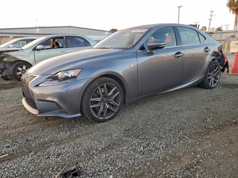 2016 Lexus Is VIN JTHBA1D22G5038011 COPART salvage auction — REAR END, Ca - Salvage Certificate, sold $2,700 on 2026-07-02 (photo 1)