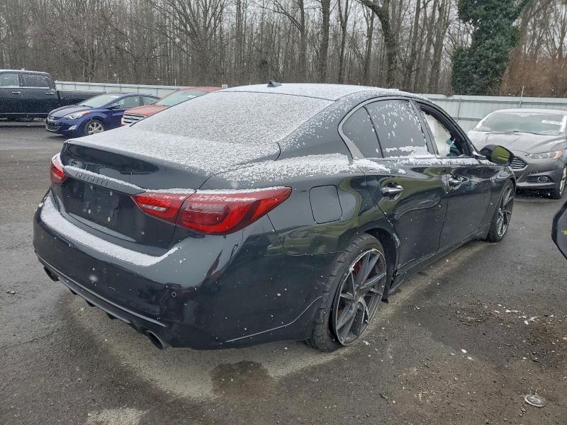 2021 Infiniti Q50 VIN JN1FV7DR5MM880255 COPART salvage auction — SIDE, NJ - CERT OF TITLE-SALVAGE, sold $7,225 on 2026-07-27 (photo 3)