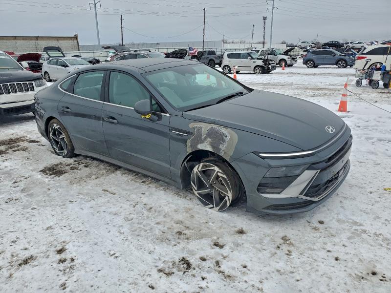2024 Hyundai Sonata VIN KMHL14JA0RA399925 COPART salvage auction — BURN, OH - CERT OF TITLE-SALVAGE, sold $8,500 on 2026-07-24 (photo 4)