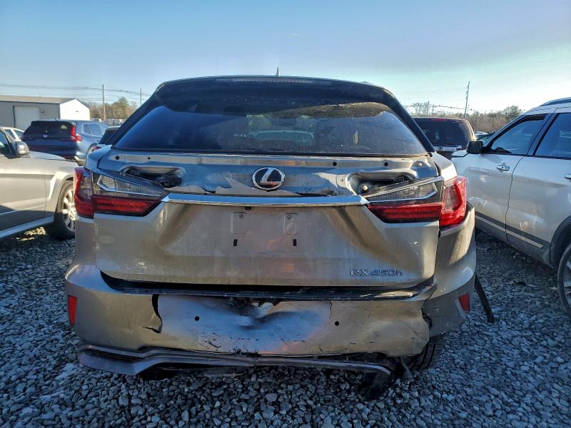 2017 Lexus Rx 450h VIN 2T2BGMCA4HC018000 COPART salvage auction — REAR END, Ma - Cert Of Title-Salvage, sold $14,100 on 2026-08-12 (photo 6)