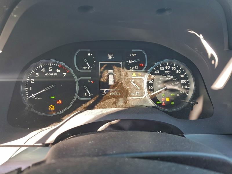 2018 Toyota Tundra VIN 5TFAY5F19JX711621 COPART salvage auction — FRONT END, Ca - Salvage Certificate, sold $525 on 2026-07-30 (photo 9)