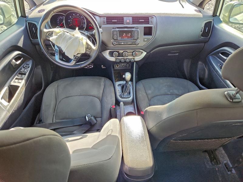 2014 Kia Rio VIN KNADN4A36E6335428 COPART salvage auction — FRONT END, Fl - Cert Of Title Slvg Rebuildable, sold $500 on 2026-07-08 (photo 8)