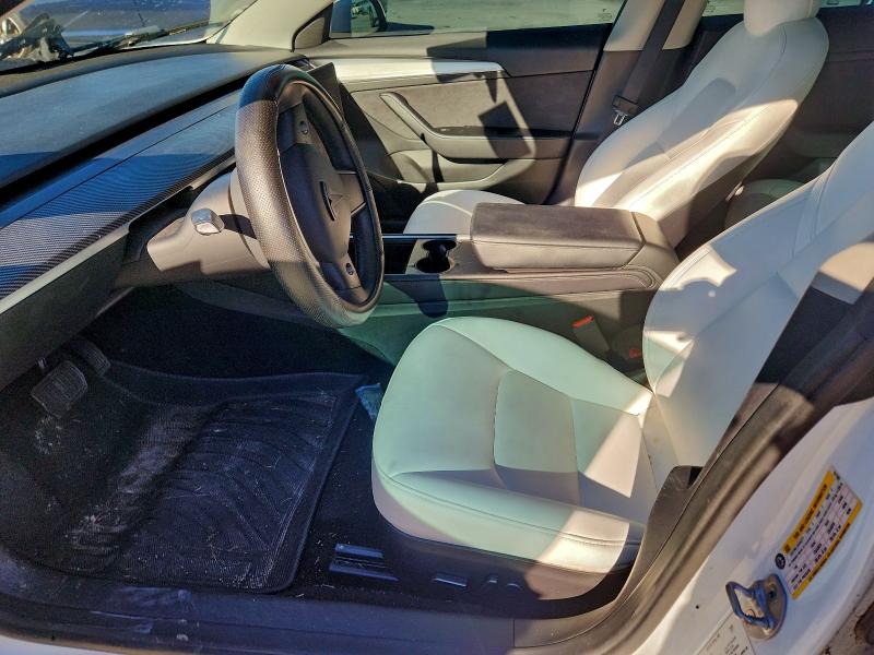 2022 Tesla Model 3 VIN 5YJ3E1EA9NF337989 COPART salvage auction — Front End, TX - CERTIFICATE OF TITLE, sold $3,450 on 2026-02-11 (photo 7)
