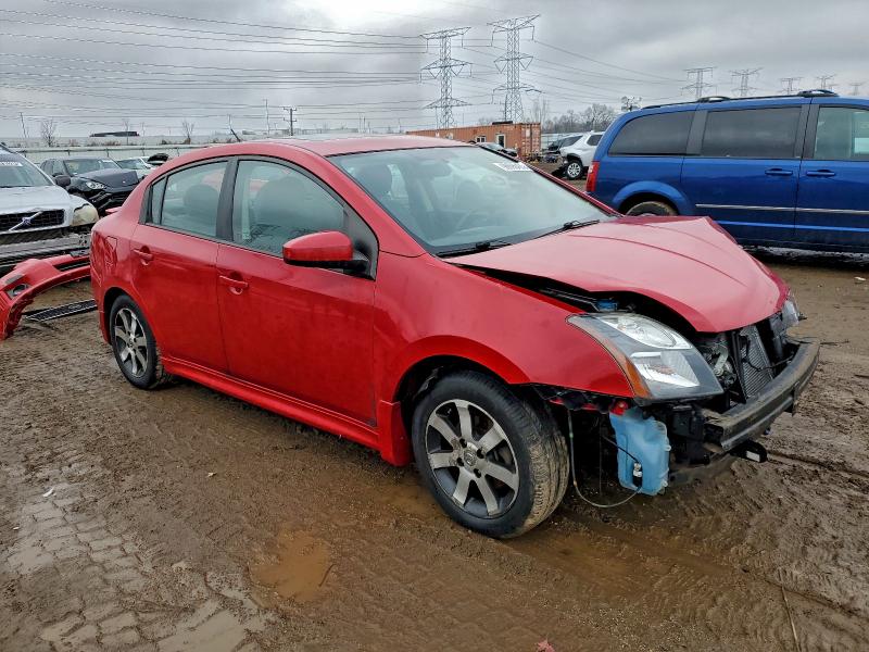 2012 Nissan Sentra VIN 3N1AB6AP9CL768776 COPART salvage auction — FRONT END, Il - Salvage Certificate, sold $775 on 2026-07-02 (photo 4)