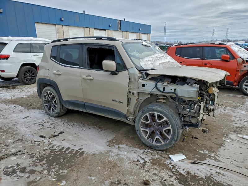 2015 Jeep Renegade VIN ZACCJABT2FPB32218 COPART salvage auction — FRONT END, Mi - Certificate Of Title, sold $400 on 2026-07-09 (photo 4)