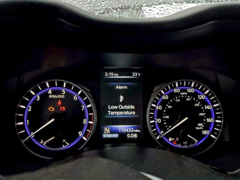 2015 Infiniti Q50 VIN JN1BV7AR3FM416905 COPART salvage auction — FRONT END, Il - Salvage Certificate, sold $2,700 on 2026-07-09 (photo 9)