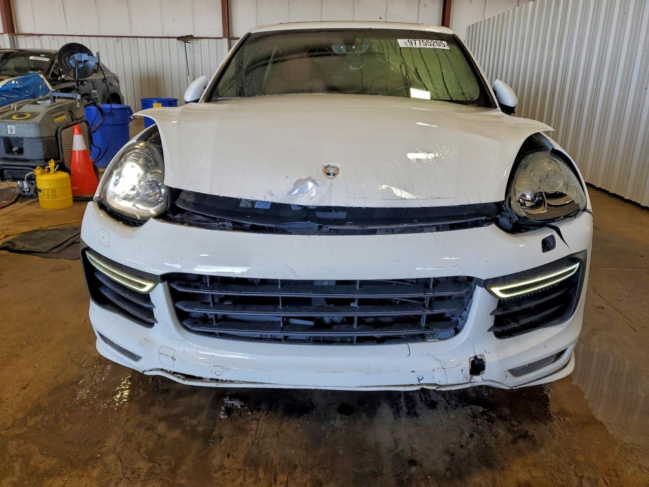 2016 Porsche Cayenne VIN WP1AD2A21GLA79142 COPART salvage auction — Front End, PA - CERTIFICATE OF SALVAGE, sold $8,200 on 2026-01-16 (photo 5)