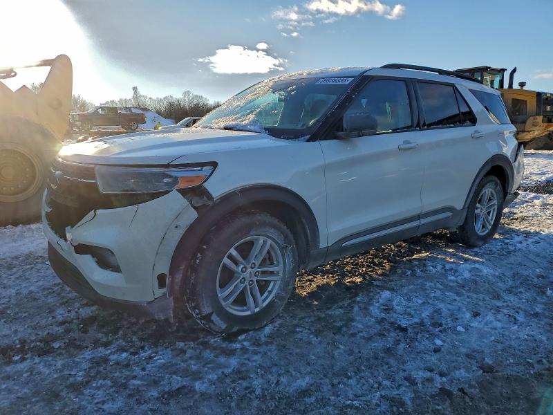 2022 Ford Explorer VIN 1FMSK8DH0NGC21142 COPART salvage auction — FRONT END, Pa - Certificate Of Salvage, sold $7,800 on 2026-07-29 (photo 1)