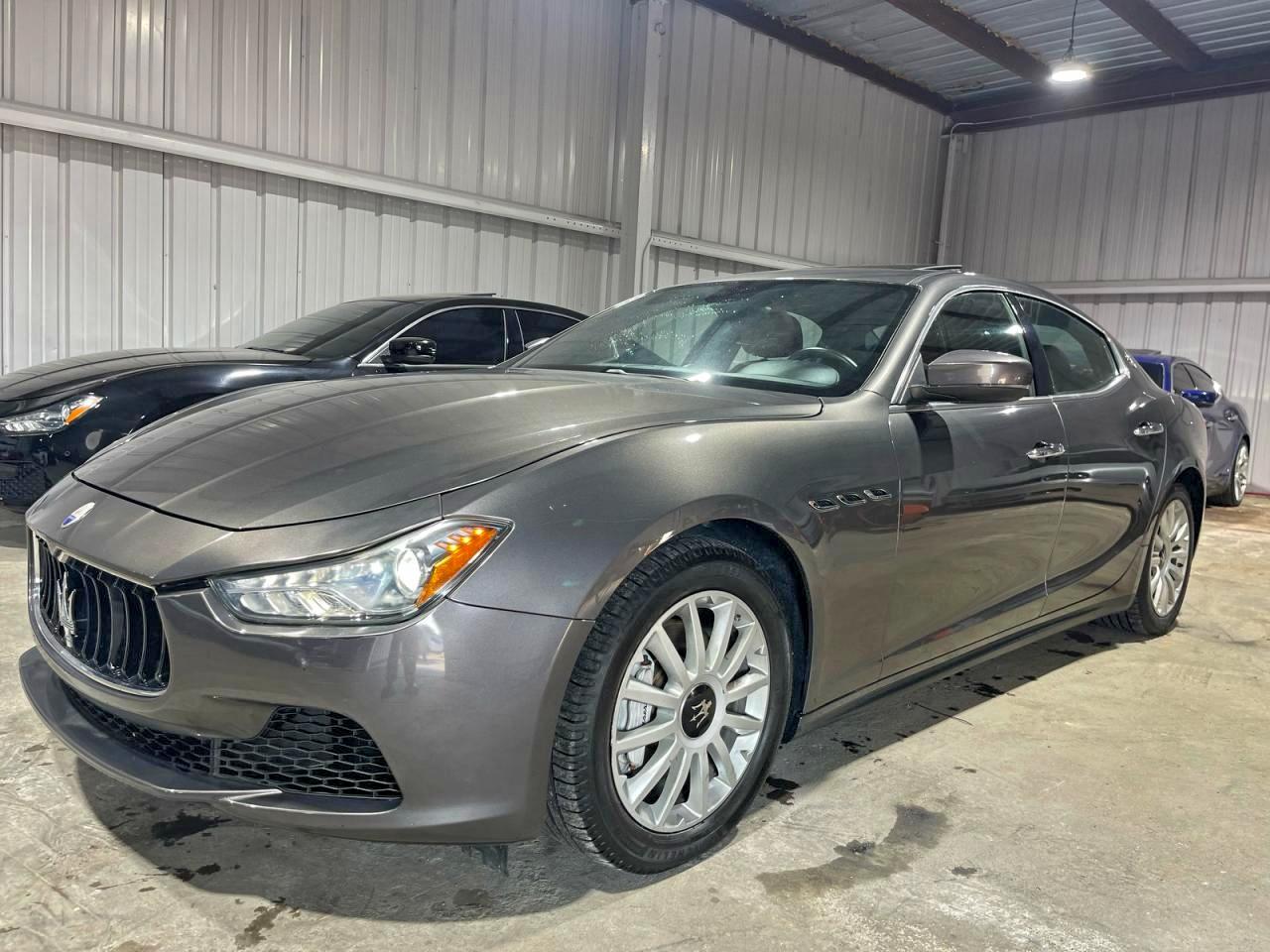 2017 Maserati Ghibli VIN ZAM57XSA9H1206127 COPART salvage auction — Damage History, Tx - Salvage Cert-Manufacturer Buyb (P), sold $33,500 on 2026-01-05 (photo 2)