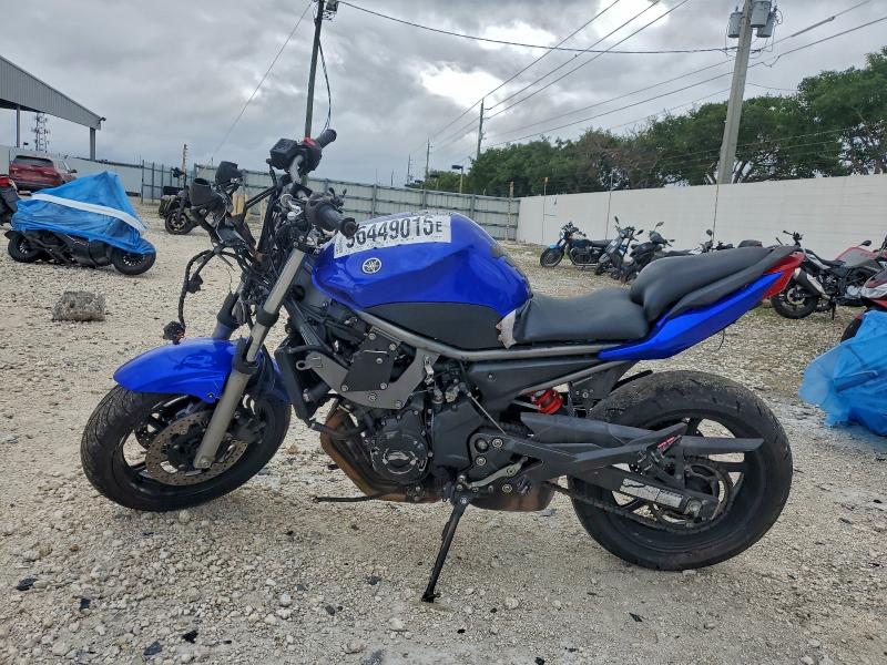 2009 Yamaha Fz6 VIN JYARJ18E09A003719 COPART salvage auction — FRONT END, Fl - Cert Of Title Slvg Rebuildable, sold $500 on 2026-07-08 (photo 3)