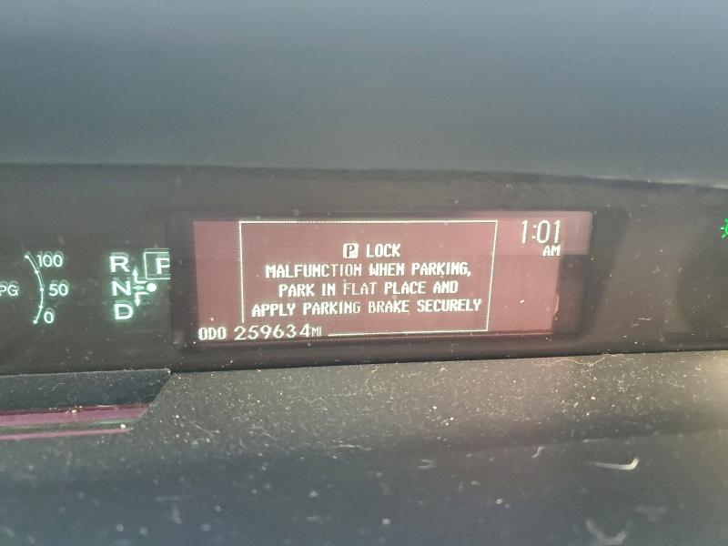 2013 Toyota Prius VIN JTDKN3DU1D1684503 COPART salvage auction — FRONT END, Il - Salvage Certificate, sold $1,250 on 2026-07-08 (photo 9)