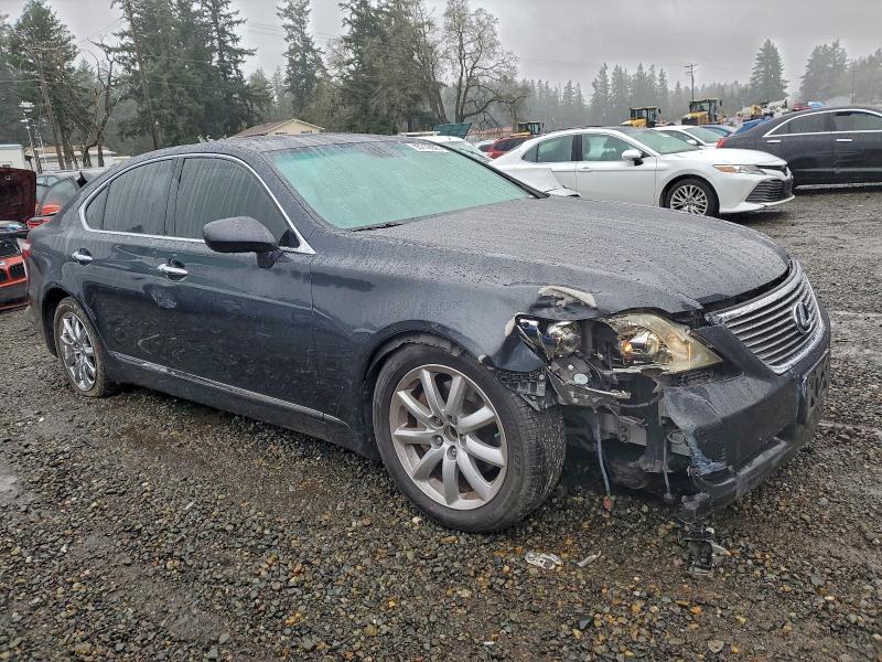 2007 Lexus Ls 460 VIN JTHBL46F775008918 COPART salvage auction — FRONT END, Wa - Bill Of Sale, sold $1,350 on 2026-07-31 (photo 4)