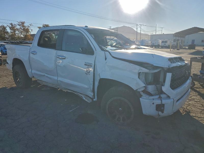 2018 Toyota Tundra VIN 5TFAY5F19JX711621 COPART salvage auction — FRONT END, Ca - Salvage Certificate, sold $525 on 2026-07-30 (photo 4)
