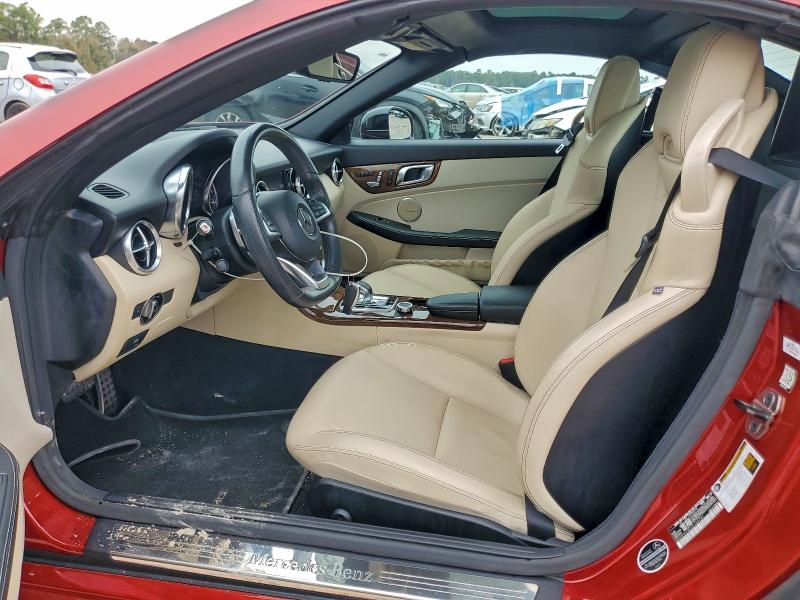 2018 Mercedes-Benz SLC-Class VIN WDDPK3JAXJF149781 COPART salvage auction — Front End, TX - SALVAGE VEHICLE TITLE, sold $8,300 on 2026-01-09 (photo 7)