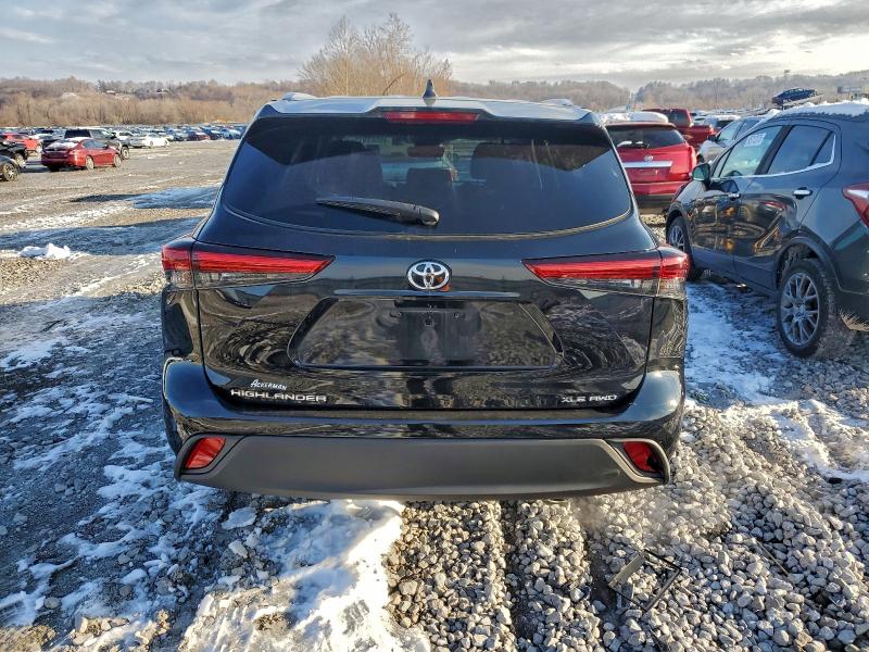 2021 Toyota Highlander VIN 5TDHZRBH7MS544871 COPART salvage auction — FRONT END, IL - SALVAGE CERTIFICATE, sold $16,800 on 2026-07-08 (photo 6)
