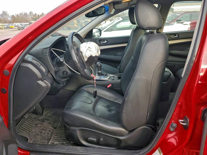2013 Infiniti G VIN JN1CV6AP1DM303643 COPART salvage auction — FRONT END, Salvage Title, sold $825 on 2026-07-14 (photo 7)