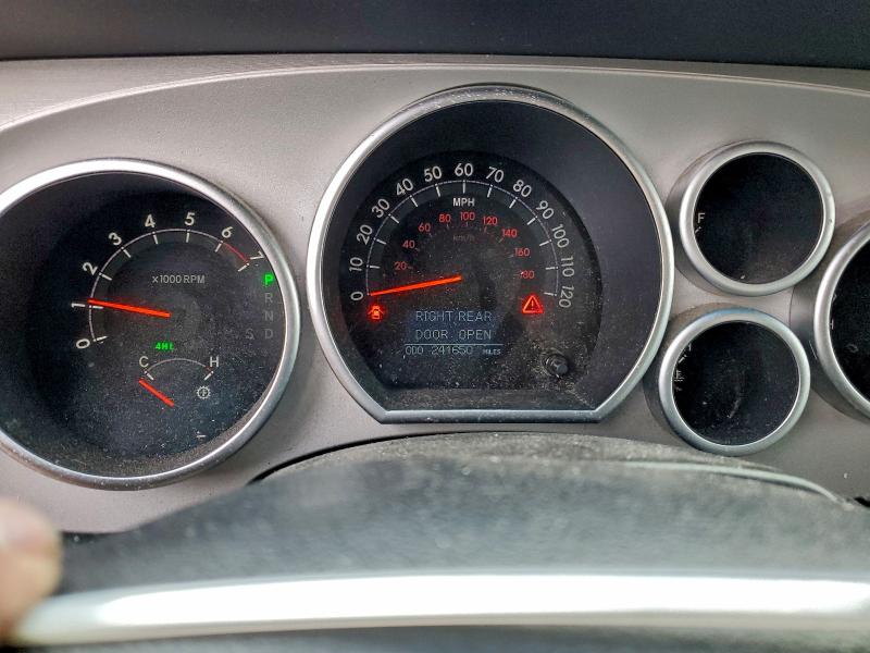 2008 Toyota Sequoia VIN 5TDBY68A08S000820 COPART salvage auction — FRONT END, Co - Salvage Title, sold $2,700 on 2026-07-02 (photo 9)