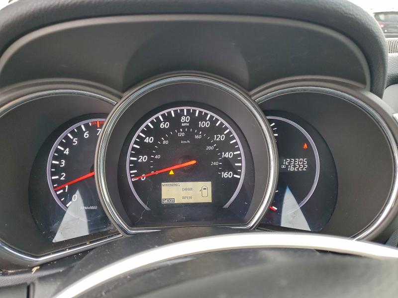 2012 Nissan Murano VIN JN8AZ1MW2CW222379 COPART salvage auction — FRONT END, Pa - Certificate Of Salvage, sold $600 on 2026-07-07 (photo 9)