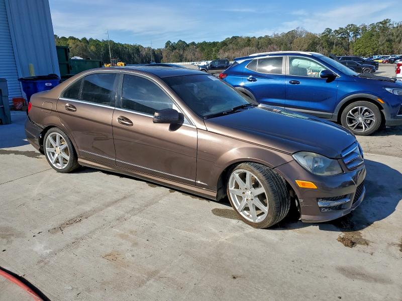 2013 Mercedes-benz C class VIN WDDGF4HB0DR264367 COPART salvage auction — WATER/FLOOD, Ga - Cert Of Title-Flood Salvage, sold $425 on 2026-08-20 (photo 4)
