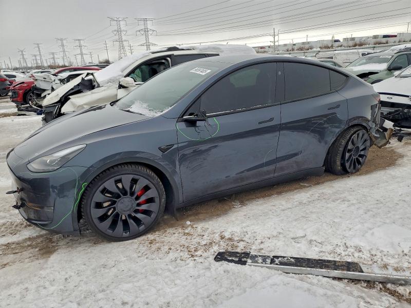 2023 Tesla Model y VIN 7SAYGDEF0PF936864 COPART salvage auction — REAR END, IN - BILL OF SALE - PARTS ONLY, sold $10,700 on 2026-07-20 (photo 1)