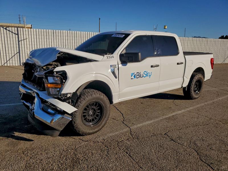 2023 Ford F-150 VIN 1FTEW1CP4PKE52387 COPART salvage auction — FRONT END, Ca - Salvage Certificate, sold $7,800 on 2026-07-28 (photo 1)