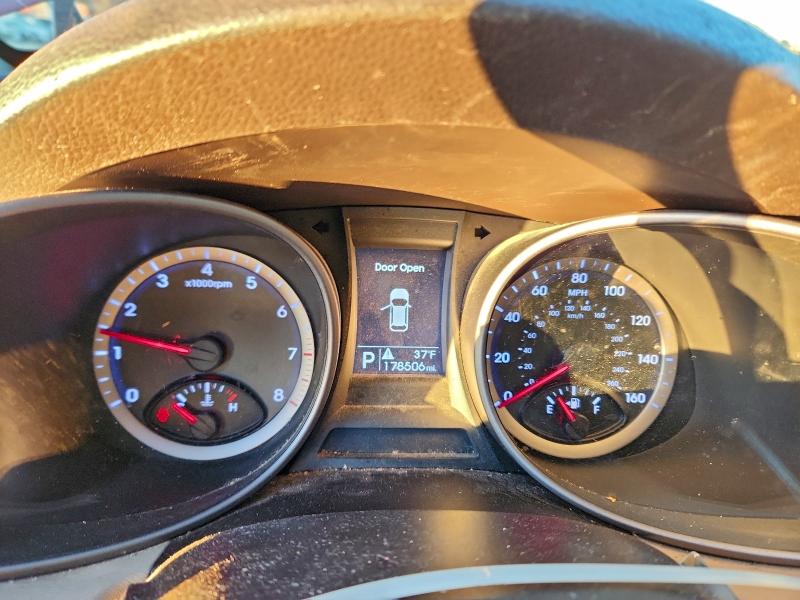 2015 Hyundai Santa fe VIN 5XYZT3LB5FG295466 COPART salvage auction — FRONT END, Al - Cert Of Title-Salvage Title, sold $1,450 on 2026-07-15 (photo 9)