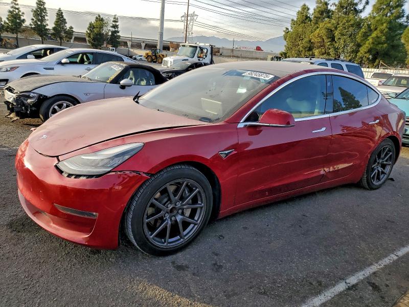 2018 Tesla Model 3 VIN 5YJ3E1EA6JF049146 COPART salvage auction — FRONT END, Ca - Salvage Certificate, sold $5,100 on 2026-07-16 (photo 1)