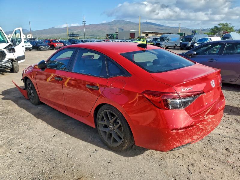 2024 Honda Civic VIN 2HGFE2F5XRH581169 COPART salvage auction — FRONT END, Hi - Certificate Of Salvage, sold $2,000 on 2026-07-27 (photo 2)