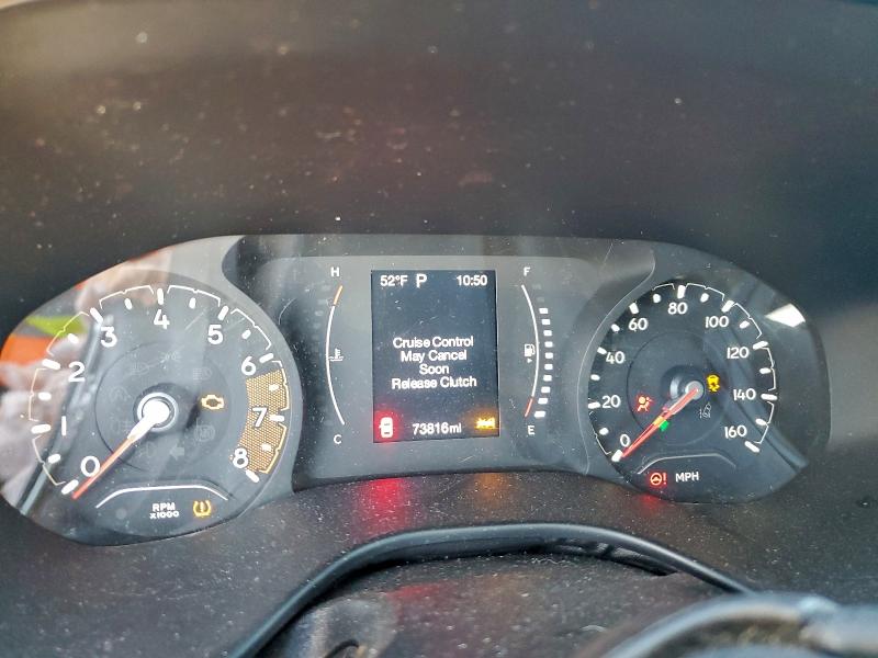 2022 Jeep Compass VIN 3C4NJCBB6NT150515 COPART salvage auction — FRONT END, Tx - Salvage Vehicle Title, sold $875 on 2026-07-02 (photo 9)