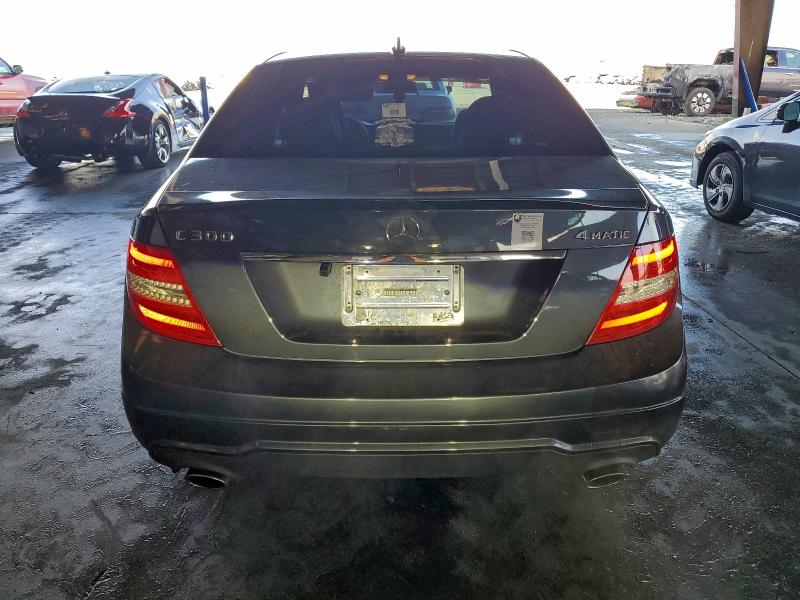 2014 Mercedes-benz C-klasse VIN WDDGF8AB6ER315373 COPART salvage auction — VANDALISM, Ca - Non-Repairable Vehicle Cert, sold $25 on 2026-07-09 (photo 6)