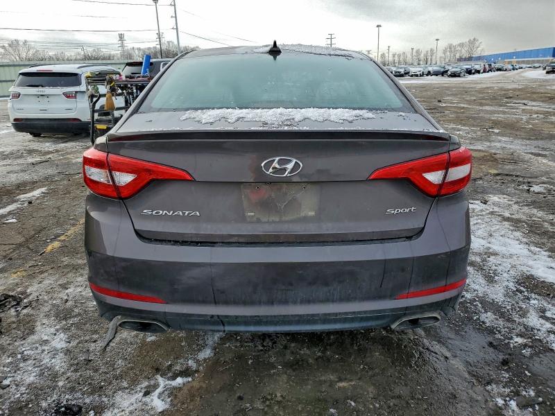 2016 Hyundai Sonata VIN 5NPE34AF4GH422695 COPART salvage auction — FRONT END, OH - CERT OF TITLE-SALVAGE, sold $1,450 on 2026-07-02 (photo 6)