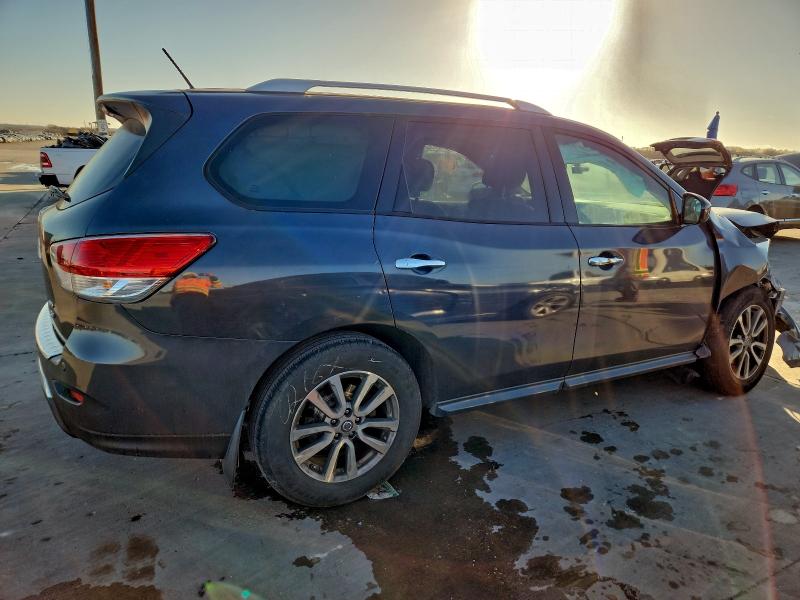 2014 Nissan Pathfinder VIN 5N1AR2MM3EC724320 COPART salvage auction — FRONT END, TX - SALVAGE VEHICLE TITLE, sold $1,300 on 2026-07-02 (photo 3)