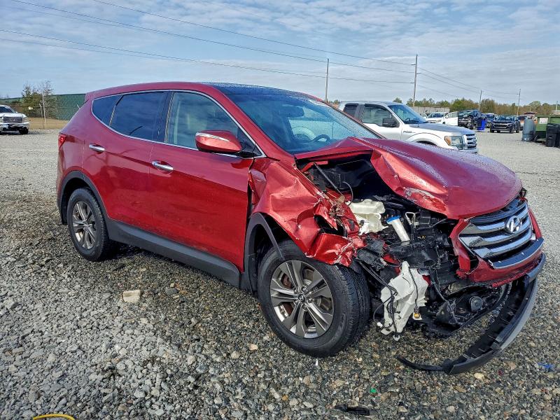 2013 Hyundai Santa fe VIN 5XYZUDLB0DG105055 COPART salvage auction — FRONT END, Ga - Cert Of Title-Salvage, sold $850 on 2026-07-28 (photo 4)