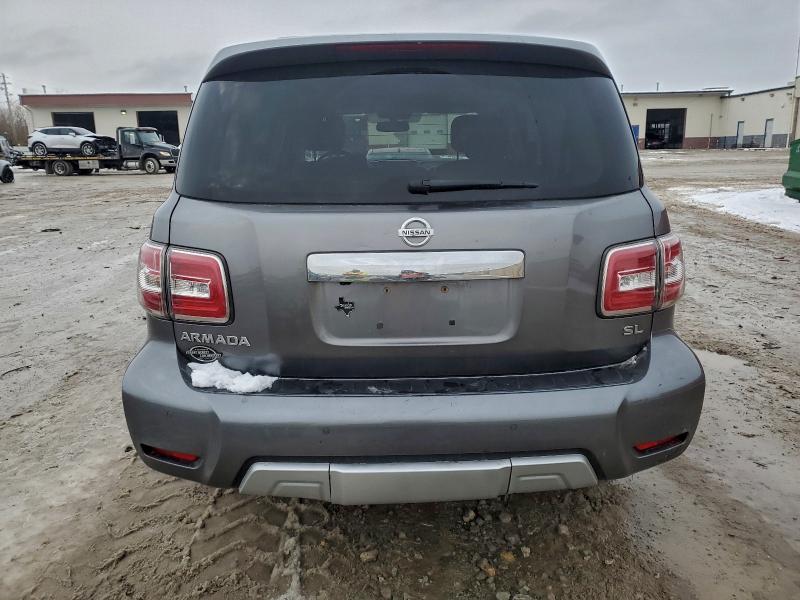 2018 Nissan Armada VIN JN8AY2NCXJ9550111 COPART salvage auction — FRONT END, In - Cert Of Title-Salvage Title, sold $7,700 on 2026-07-24 (photo 6)