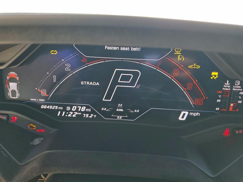 2023 Lamborghini Huracan VIN ZHWUB6ZF4PLA23953 COPART salvage auction — FRONT END, Tx - Certificate Of Title, sold $44,000 on 2026-07-07 (photo 9)