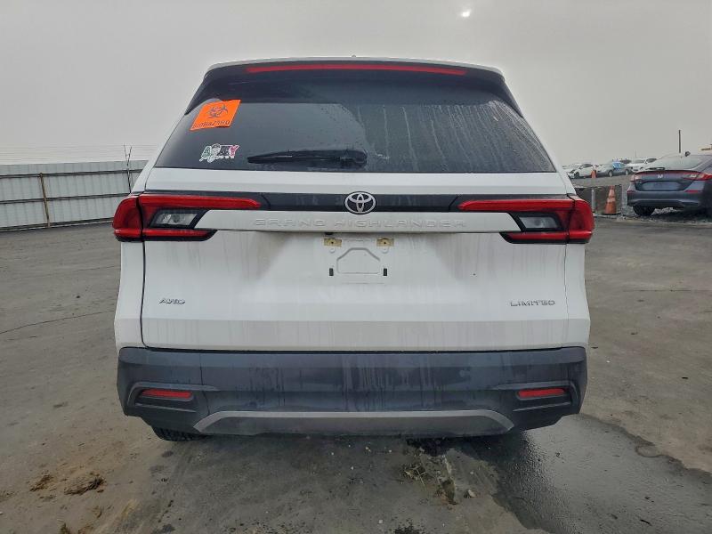 2024 Toyota Highlander VIN 5TDAAAB50RS069250 COPART salvage auction — Rollover, CA - SALVAGE CERTIFICATE, sold $14,100 on 2026-05-21 (photo 6)