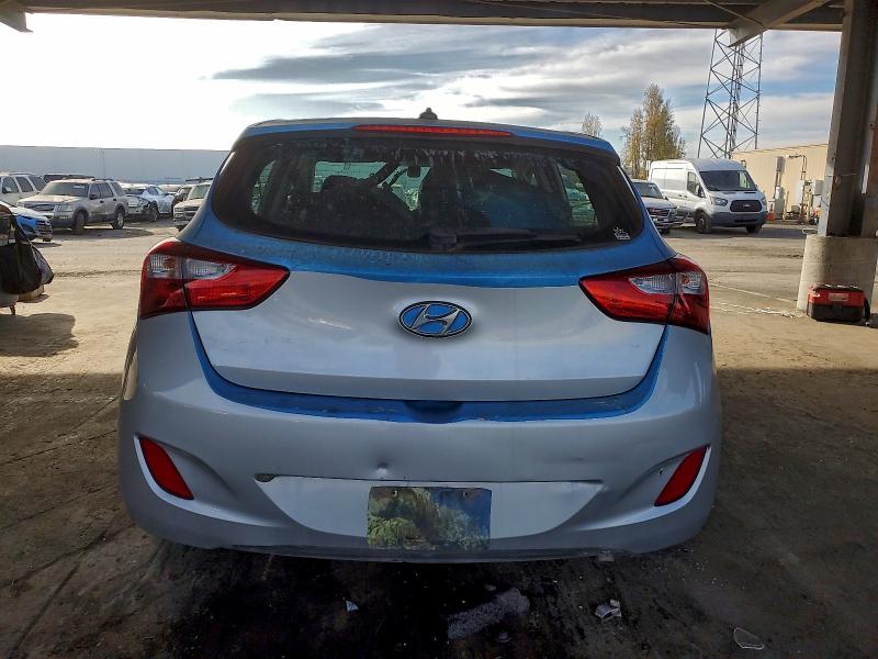 2016 Hyundai Elantra VIN KMHD35LH1GU305366 COPART salvage auction — FRONT END, Ca - Salvage Certificate, sold $975 on 2026-07-14 (photo 6)