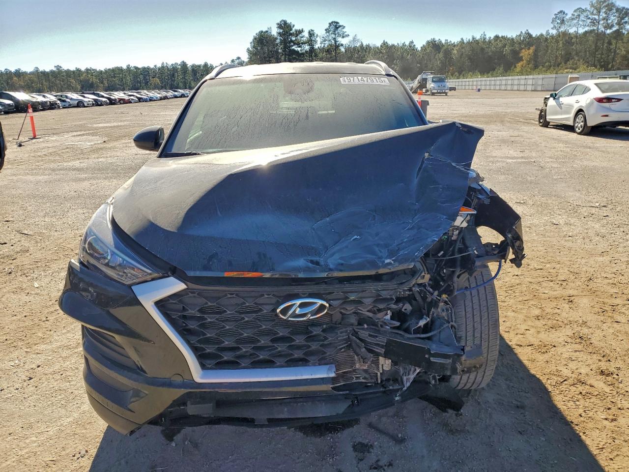 2021 Hyundai Tucson VIN KM8J33AL4MU287990 COPART salvage auction — Front End, SC - CERT OF TITLE-SALVAGE, sold $3,700 on 2026-06-29 (photo 5)