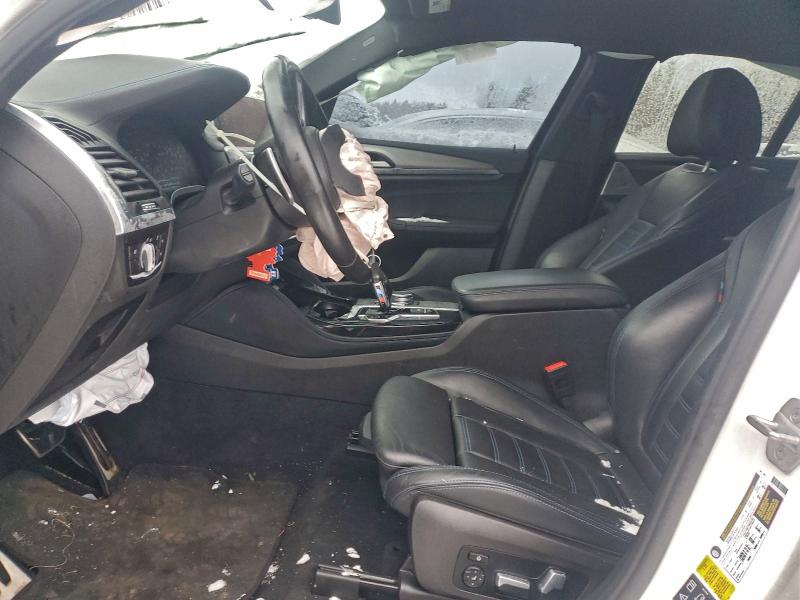 2020 BMW X4 VIN 5UX2V1C05L9B87796 COPART salvage auction — FRONT END, Ny - Mv-907A Salvage Certificate, sold $9,700 on 2026-07-06 (photo 7)