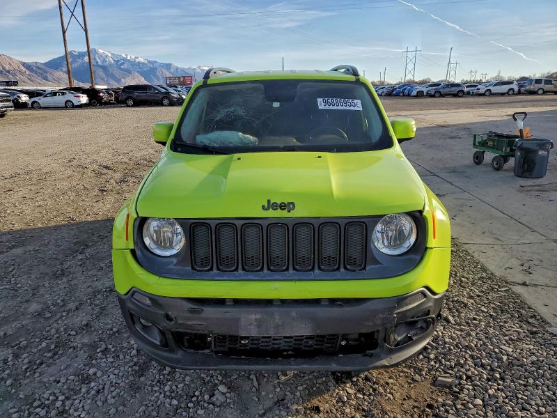 2017 Jeep Renegade VIN ZACCJABB5HPF75652 COPART salvage auction — FRONT END, Ut - Salvage Certificate, sold $625 on 2026-07-06 (photo 5)