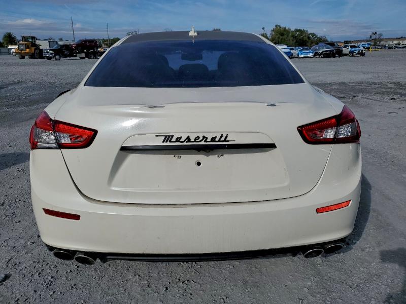 2016 Maserati Ghibli VIN ZAM57RTA6G1173547 COPART salvage auction — MECHANICAL, Ny - Mv-907A Salvage Certificate, sold $4,750 on 2026-07-17 (photo 6)