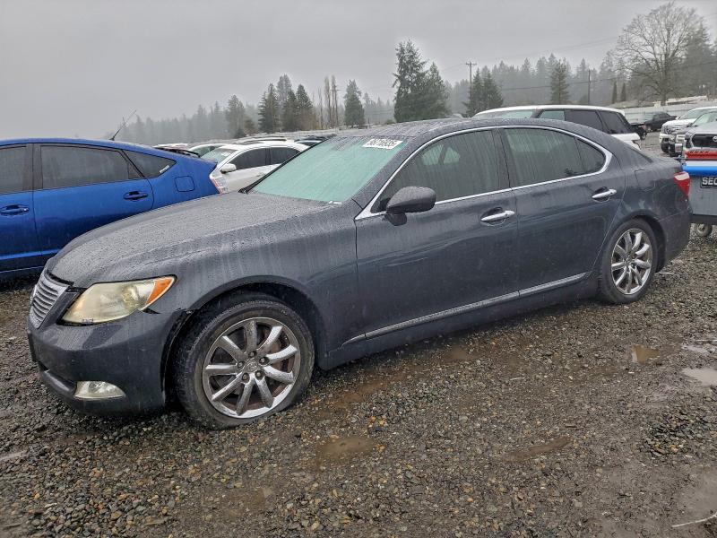 2007 Lexus Ls 460 VIN JTHBL46F775008918 COPART salvage auction — FRONT END, Wa - Bill Of Sale, sold $1,350 on 2026-07-31 (photo 1)