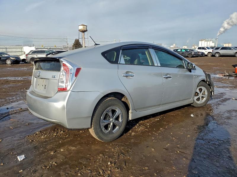 2013 Toyota Prius VIN JTDKN3DU1D1684503 COPART salvage auction — FRONT END, Il - Salvage Certificate, sold $1,250 on 2026-07-08 (photo 3)