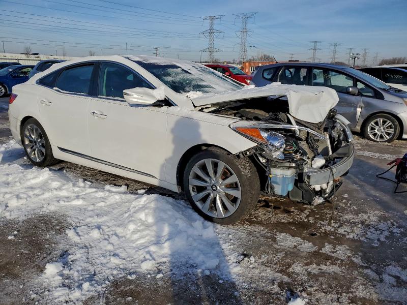 2017 Hyundai Azera VIN KMHFH4JG6HA586016 COPART salvage auction — FRONT END, Il - Salvage Certificate, sold $1,150 on 2026-07-14 (photo 4)