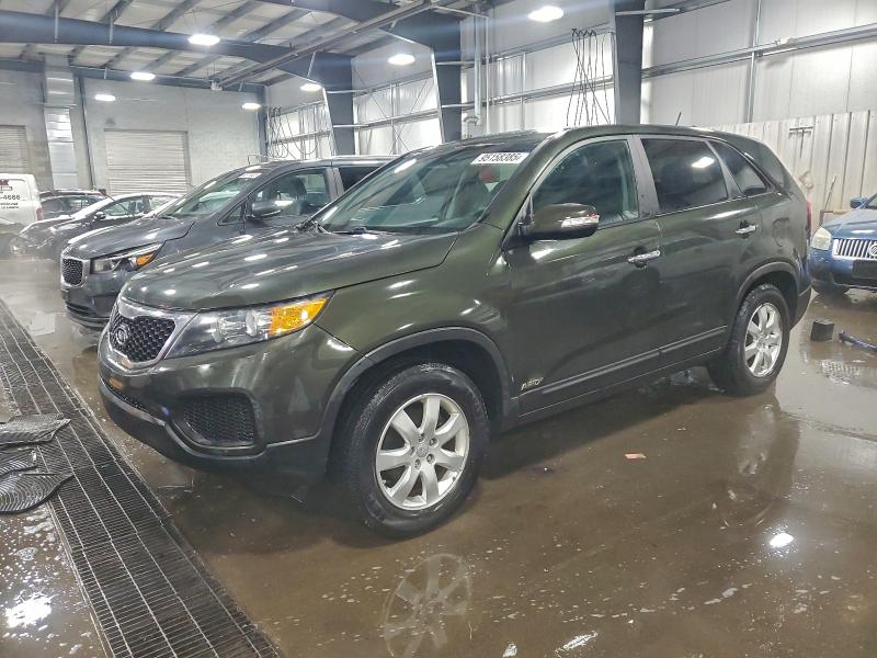 2013 Kia Sorento VIN 5XYKTDA69DG332111 COPART salvage auction — FRONT END, Mn - Cert Of Title-Prior Salvage, sold $925 on 2026-07-14 (photo 1)