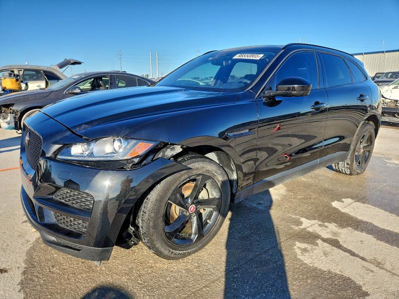 2020 Jaguar F-pace VIN SADCJ2FX7LA661926 COPART salvage auction — FRONT END, Tx - Certificate Of Title, sold $250 on 2026-08-25 (photo 1)