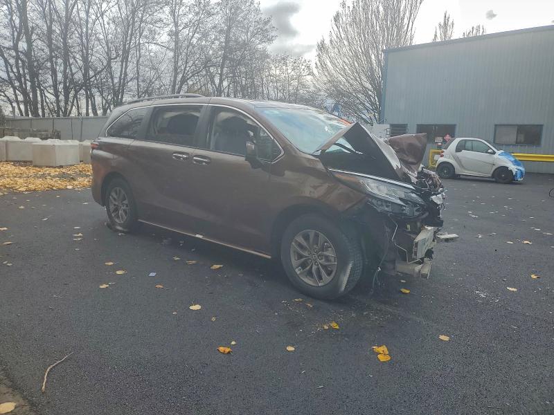 2023 Toyota Sienna VIN 5TDJSKFC3PS103772 COPART salvage auction — FRONT END, Or - Salvage Title Certificate, sold $5,300 on 2026-07-22 (photo 4)